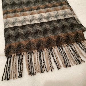 Chevron Print Scarf